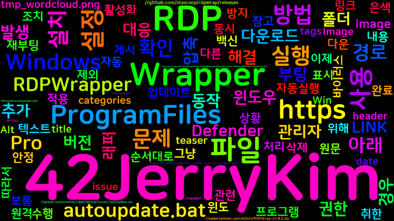 Featured image of post [RDPWrapper] Windows 10 Pro 20H2에서 not supported issue 해결하기