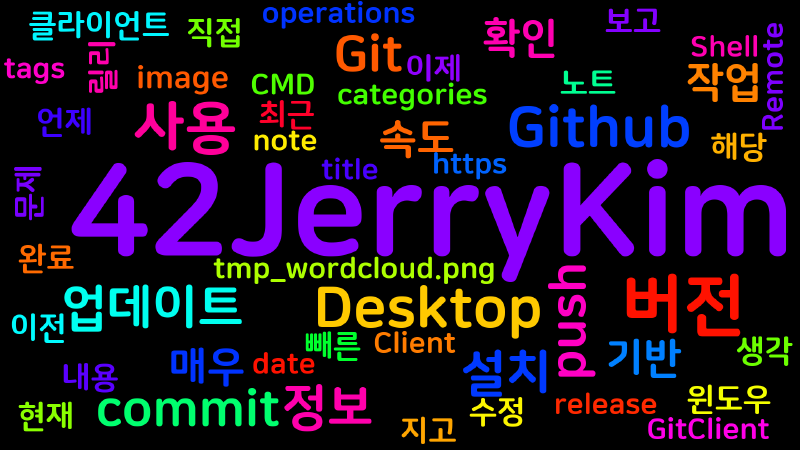 Featured image of post [Github Desktop] 이제는 commit과 push가 빨라졌어요