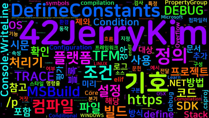 Featured image of post [.NET] C# 조건부 컴파일 옵션 적용하기
