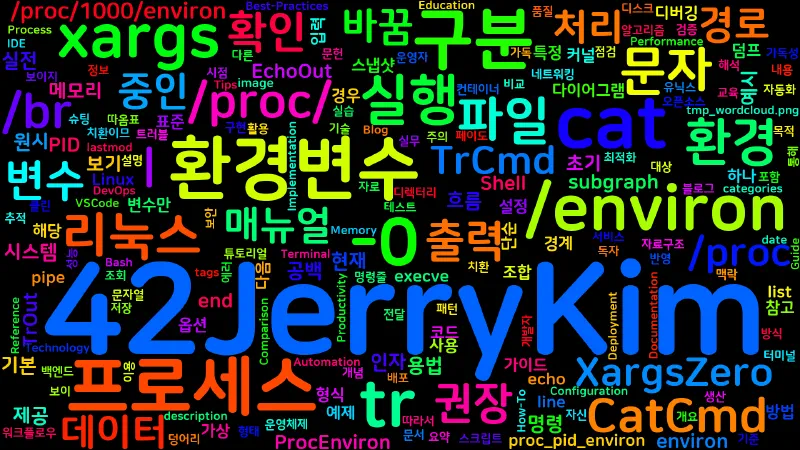 Featured image of post [Shell] 리눅스 실행 프로세스 환경변수 확인하기