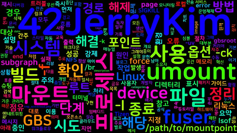 Featured image of post [Linux] GBS build 시 device is busy·umount 오류 해결 방법