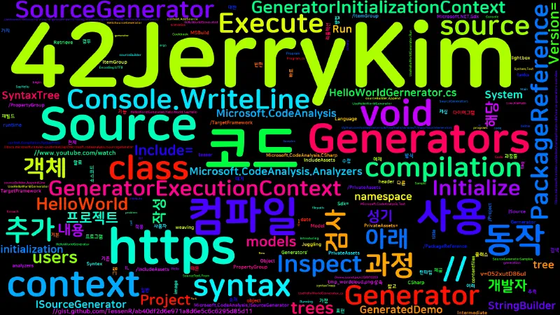 Featured image of post [C#] Source Generator 개요와 Hello World 예제
