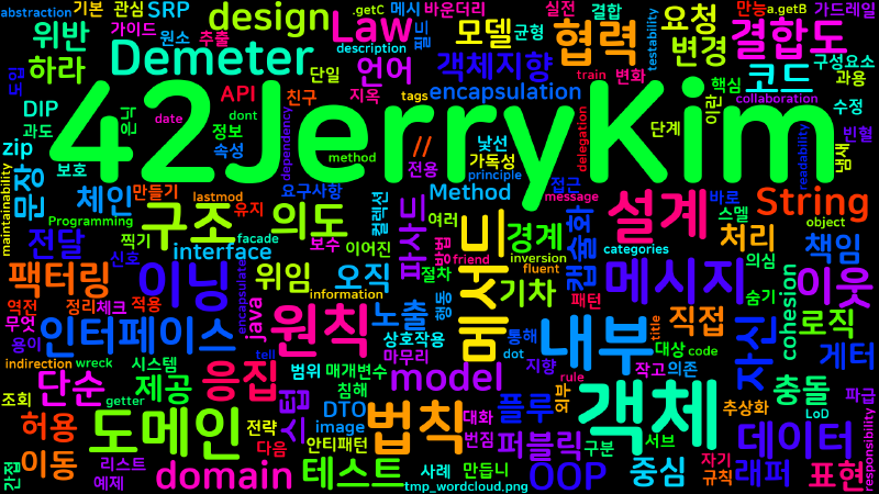 Featured image of post [OOP] 디미터의 법칙(Law of Demeter) - 결합도 낮추는 객체 협력 가이드