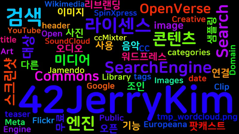 Featured image of post [SearchEngine] OpenVerse - 오픈 라이선스 미디어 검색엔진