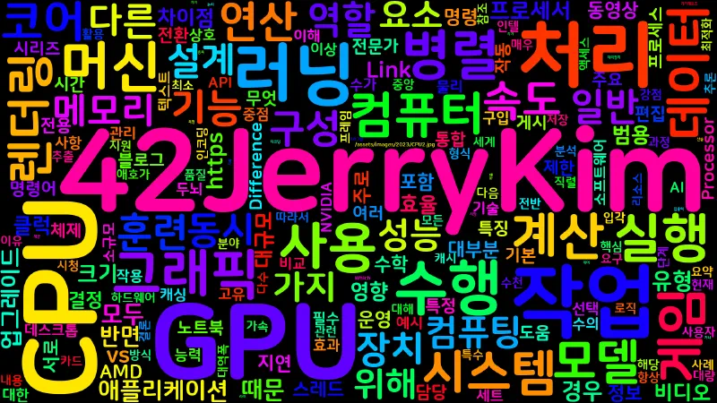 Featured image of post [Processor] CPU vs GPU: 구조·역할·사용처 완전 정리