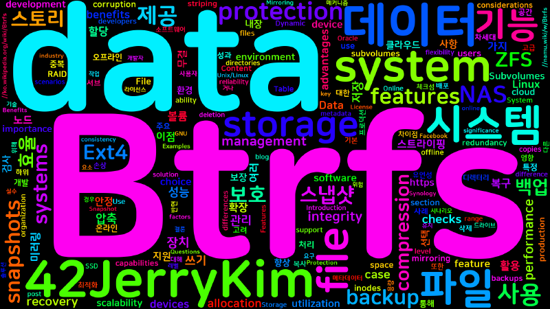 Featured image of post [FileSystem] Btrfs: 데이터 보호 및 백업을 위한 차세대 파일 시스템