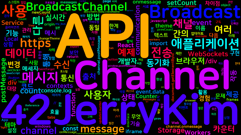 Featured image of post [WebDevelopment] Broadcast Channel API로 브라우저 간 통신하기