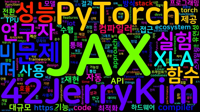 Featured image of post [MachineLearning] PyTorch vs JAX: 성능·확장성·선택 기준