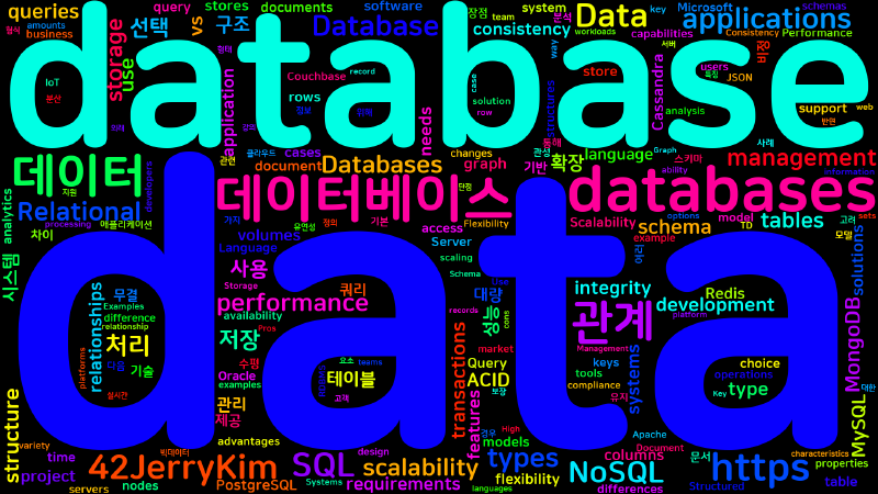 Featured image of post [Database] 관계형 데이터베이스와 비관계형 데이터베이스의 차이