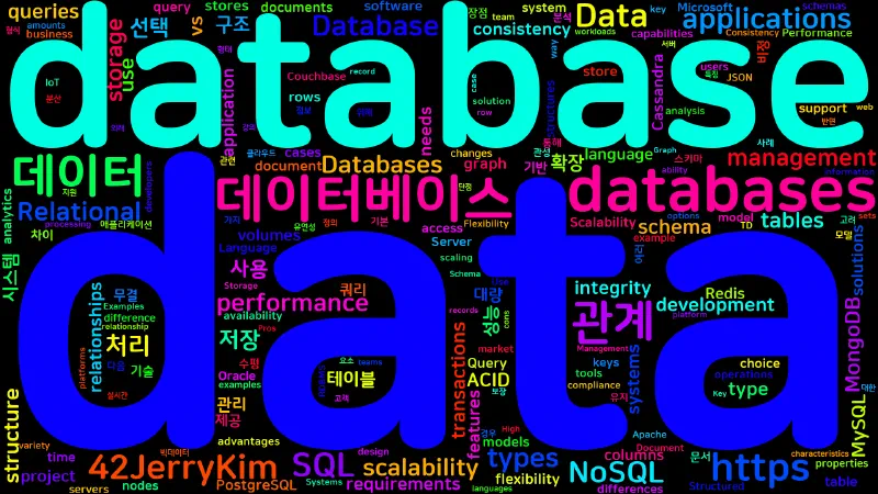 Featured image of post [Database] 관계형 데이터베이스와 비관계형 데이터베이스의 차이