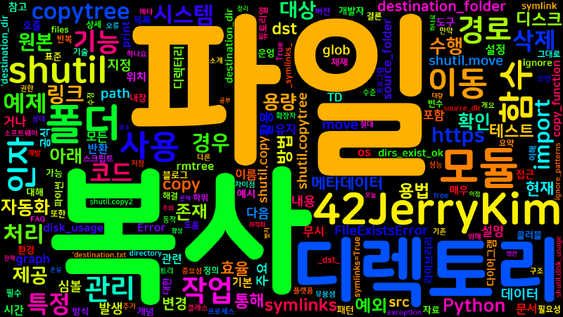 Featured image of post [Python] shutil 모듈을 활용한 파일 및 폴더 관리