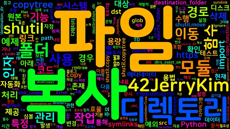 Featured image of post [Python] shutil 모듈을 활용한 파일 및 폴더 관리