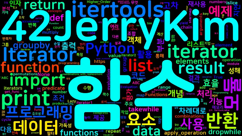 Featured image of post [Python] itertools 모듈