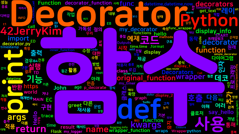 Featured image of post [Python] Python Decorator 이해하기