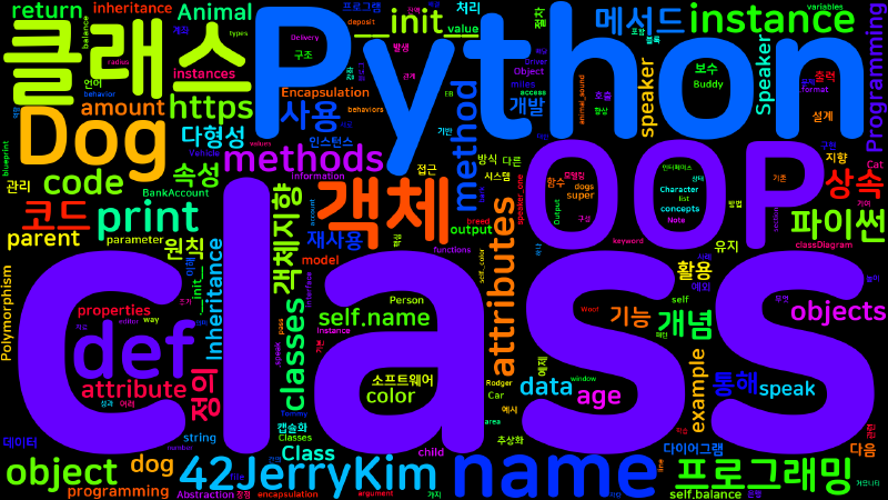 Featured image of post [Python] 파이썬의 객체지향 프로그래밍 가이드