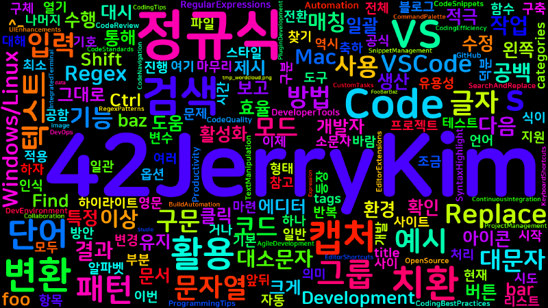 Featured image of post [VSCode] VS Code에서 정규식을 활용한 문자열 치환 방법