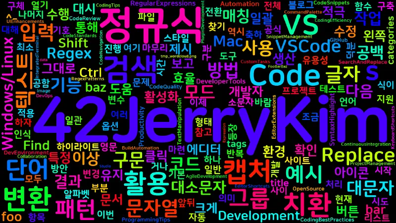 Featured image of post [Tutorial] VSCode 정규식 찾기·치환 완벽 가이드