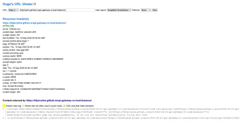 Hugo’s URL Viewer 스크린샷