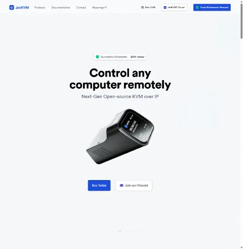 JetKVM 디바이스 - 차세대 오픈소스 KVM over IP 솔루션