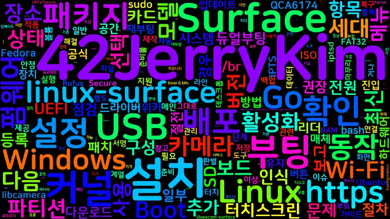 Featured image of post [Linux] Surface Go 1세대에 Linux 설치하기: linux-surface 완전 가이드