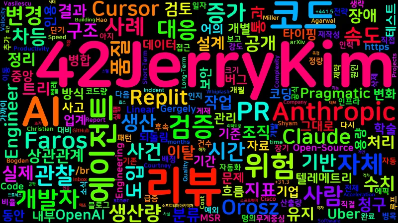 Featured image of post [AI] 코드는 5배 늘고 리뷰는 4배 느려졌다 — AI 에이전트 시대의 품질 청구서