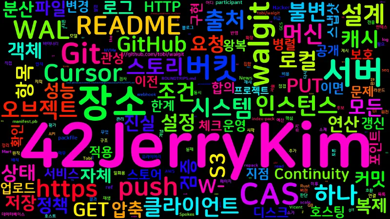Featured image of post [Git] walgit: 오브젝트 스토리지가 저장소가 되는 Git 서버