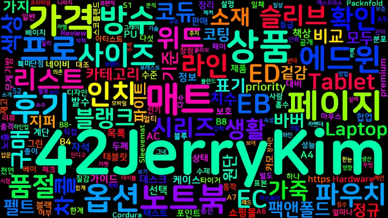 Featured image of post [Hardware] 팩앤폴드 슬리브매트: 파우치와 데스크매트를 합친 노트북 케이스 37종 정리