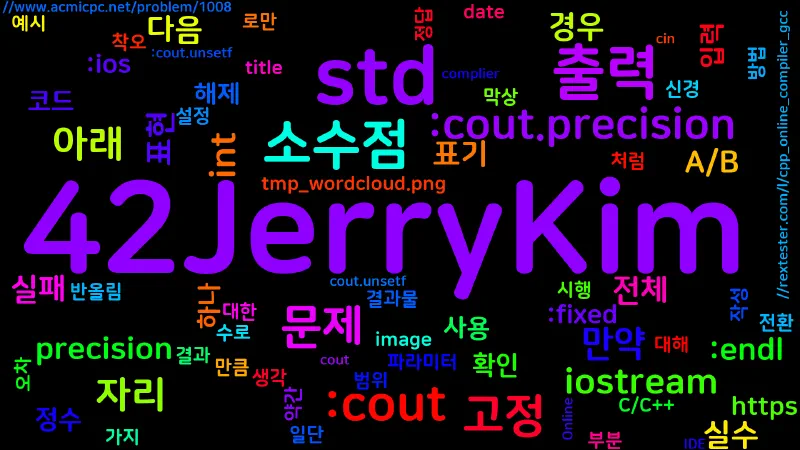 Featured image of post [Algorithm] C++ 백준 1008번 : A/B
