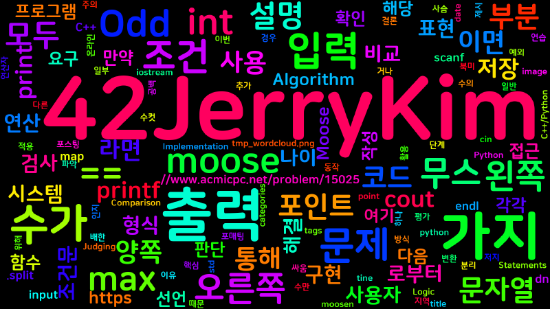 Featured image of post [Algorithm] C++/Python 백준 15025번 : Judging Moose