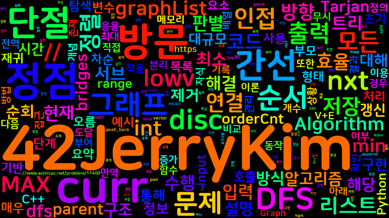 Featured image of post [Algorithm] C++/Python 백준 11400 : 단절선(Bridge) 문제 풀이 및 해설