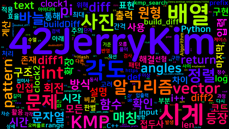 Featured image of post [Algorithm] C++/Python 백준 10266번 : 시계 사진들