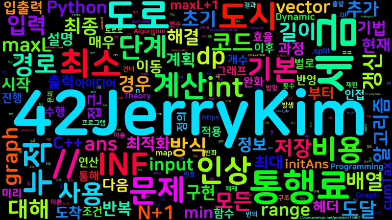 Featured image of post [Algorithm] C++/Python 백준 13907번 : 세금