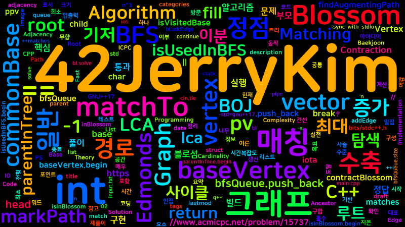 Featured image of post [Algorithm] C++ 백준 15737번 : 일반 그래프 매칭