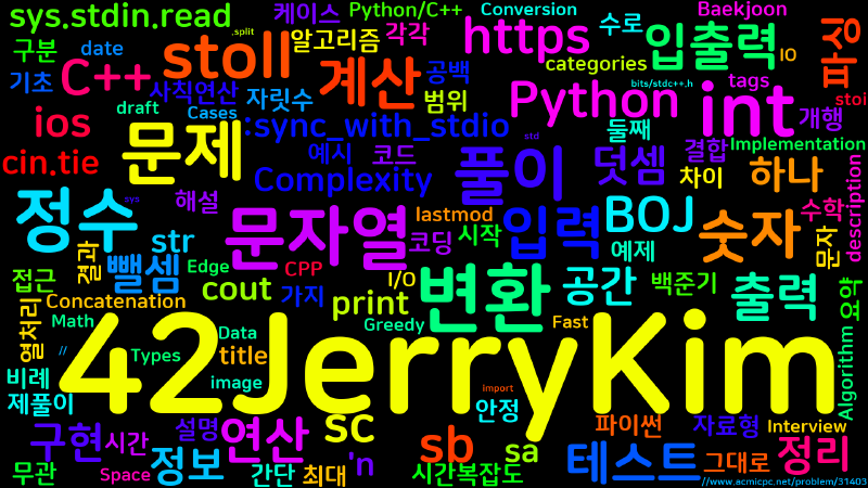 Featured image of post [Algorithm] C++ 백준 31403번 : A + B - C