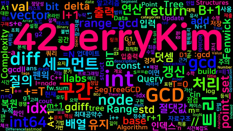 Featured image of post [Algorithm] C++ 백준 12858번: Range GCD - 차분+세그트리