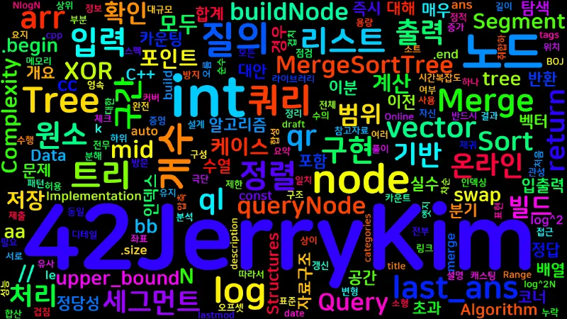 Featured image of post [Algorithm] C++ 백준 13544번: 수열과 쿼리 3 - Merge Sort Tree
