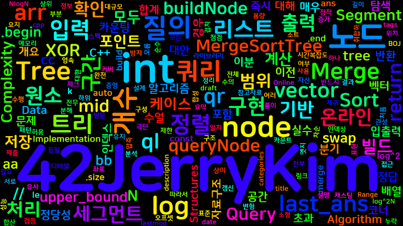 Featured image of post [Algorithm] C++ 백준 13544번: 수열과 쿼리 3 - Merge Sort Tree