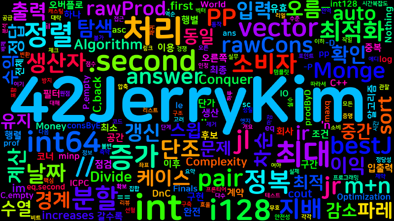 Featured image of post [Algorithm] C++ 백준 14636번: Money for Nothing - Monge DnC