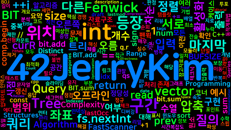 Featured image of post [Algorithm] cpp 백준 14897번: 서로 다른 수와 쿼리 1