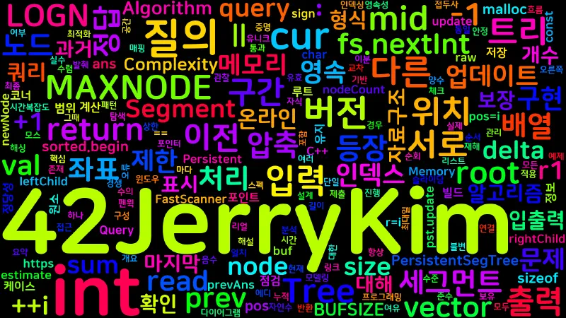 Featured image of post [Algorithm] C++ 백준 14898번: 서로 다른 수와 쿼리 2