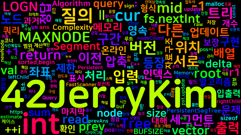 Featured image of post [Algorithm] C++ 백준 14898번: 서로 다른 수와 쿼리 2