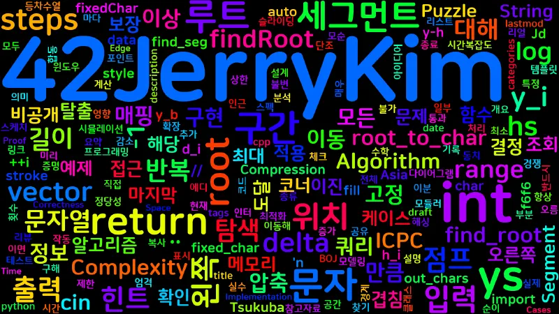 Featured image of post [Algorithm] C++/Python 백준 15338번: String Puzzle - 루트 압축 점프