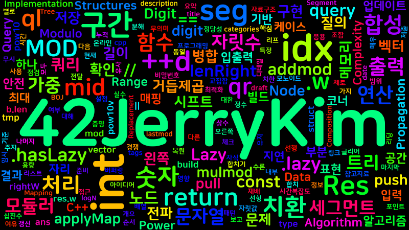 Featured image of post [Algorithm] C++ 백준 16124번: 나는 행복합니다 - 자릿수 치환 세그먼트 트리
