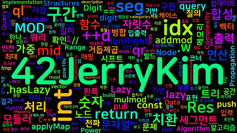 Featured image of post [Algorithm] C++ 백준 16124번: 나는 행복합니다 - 자릿수 치환 세그먼트 트리