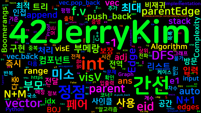 Featured image of post [Algorithm] cpp 백준 16583번: Boomerangs - DFS 간선 페어링