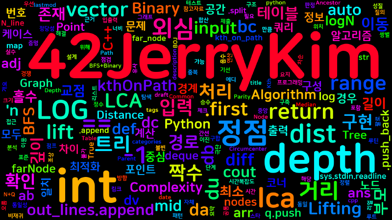 Featured image of post [Algorithm] cpp-python 백준 17399번: 트리의 외심