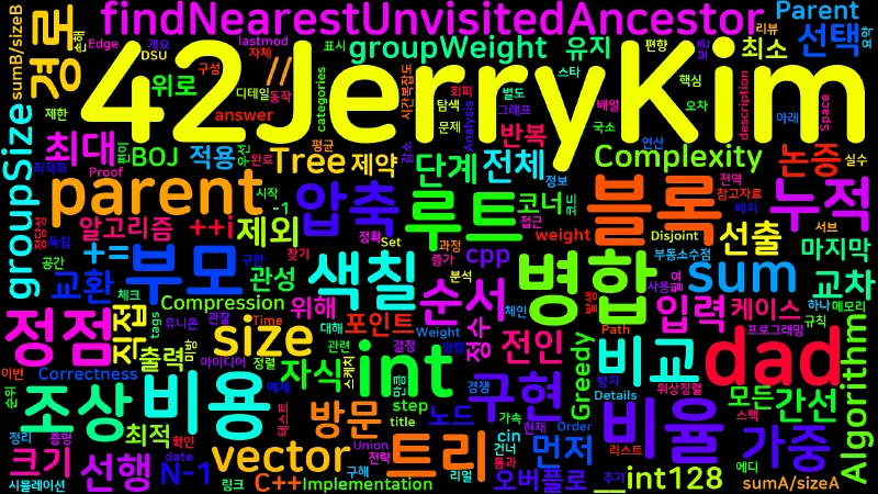 Featured image of post [Algorithm] C++ 백준 1763번: 트리 색칠 - 비율 그리디