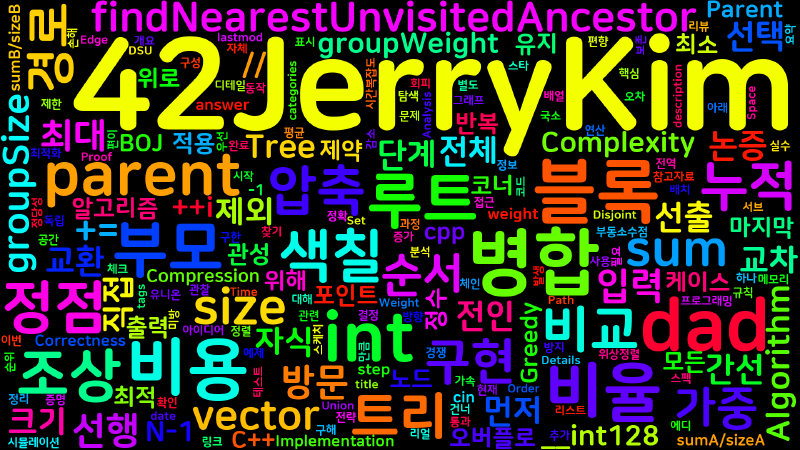 Featured image of post [Algorithm] C++ 백준 1763번: 트리 색칠 - 비율 그리디