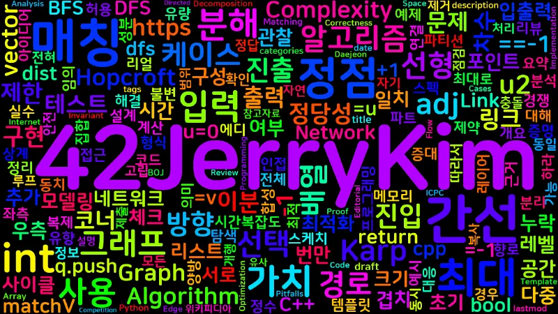 Featured image of post [Algorithm] C++ 백준 3295번: 단방향 링크 네트워크 - 최대 매칭