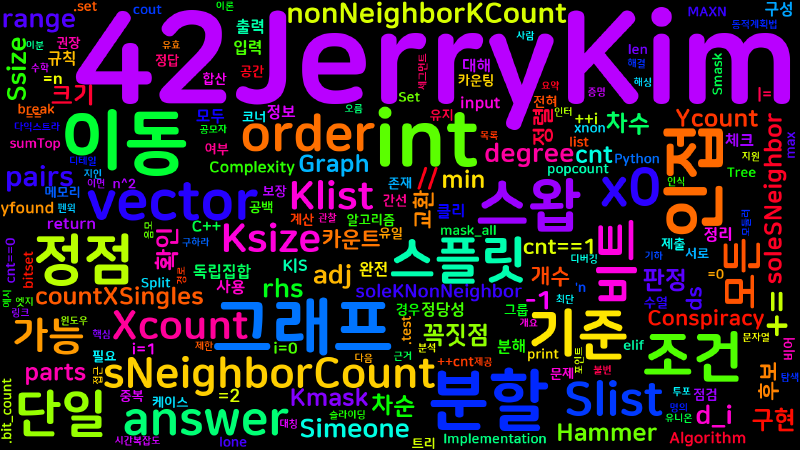 Featured image of post [Algorithm] C++/Python 백준 8202번: Conspiracy (스플릿 그래프)